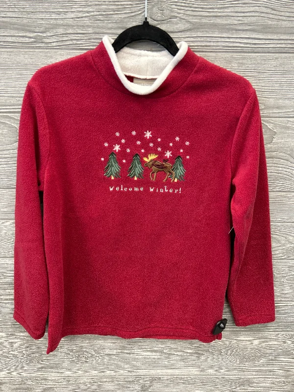 Sweater By Croft And Barrow In Red, Size: S