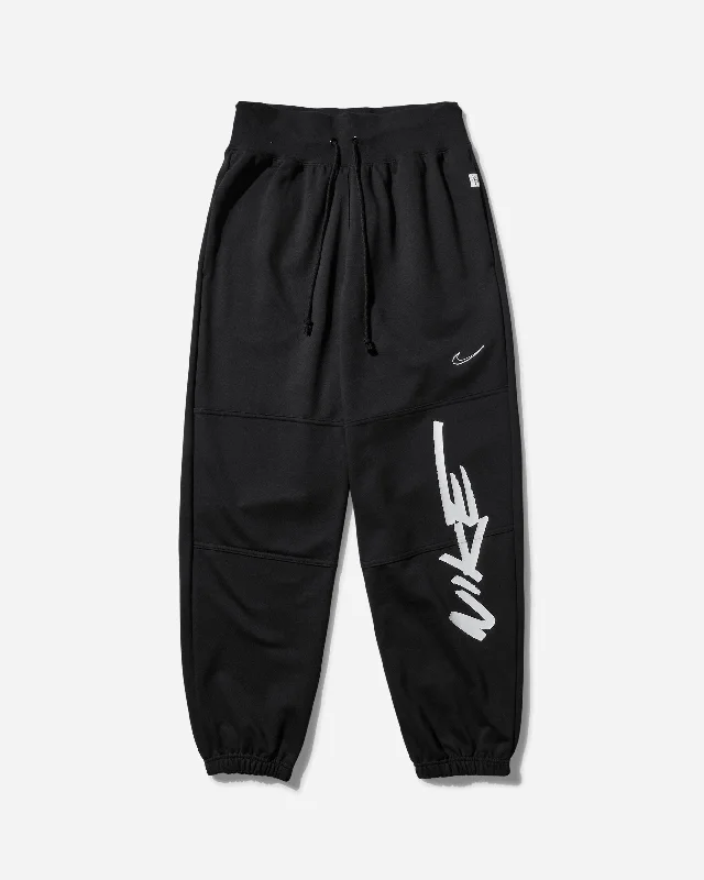 Women's Oversized French Terry Sweatpants Black