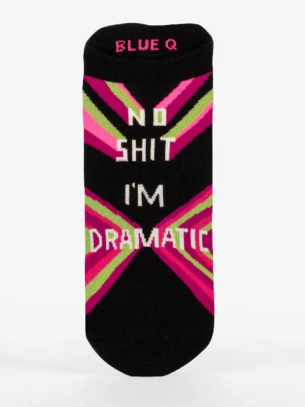 No Shit I'm Dramatic Sneaker Socks