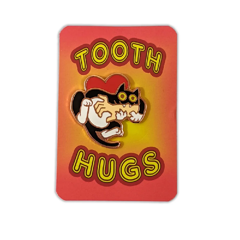 Spoons Tooth Hugs Pin