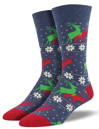 Men's Naughty Reindeer Socks