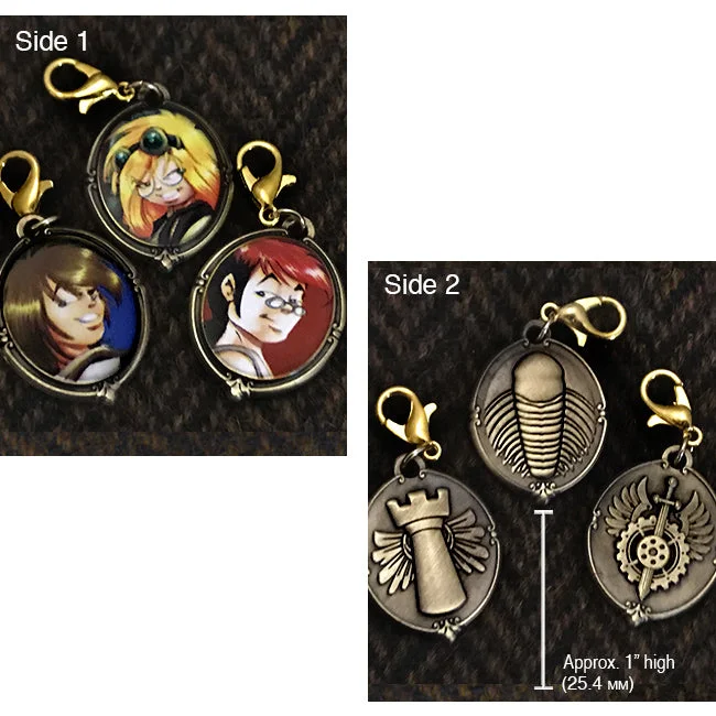 Girl Genius Charms Set 03 - Portraits