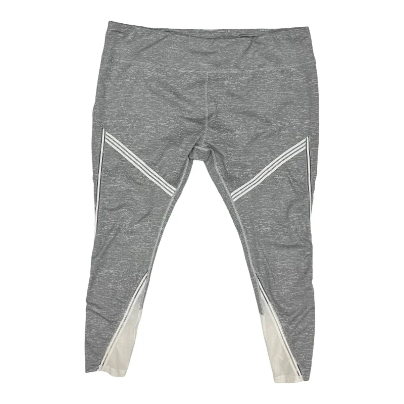 GREY ATHLETIC LEGGINGS by MTA PRO Size:3X