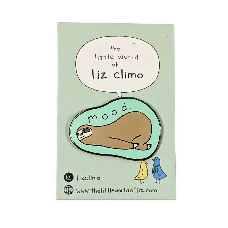 Sloth Mood Pin