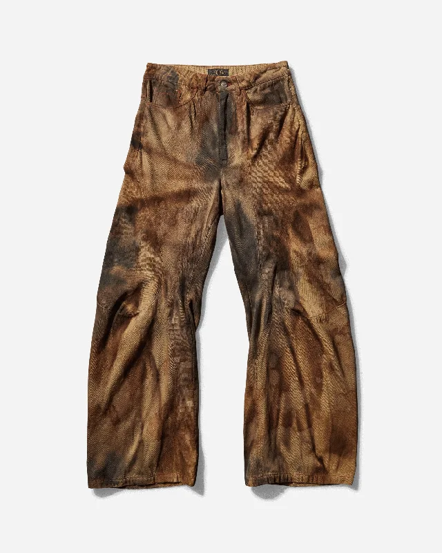 Men's Engineered Flare Jeans Acid Sienna