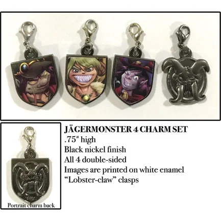 Girl Genius Charms Set 02 - Jäger