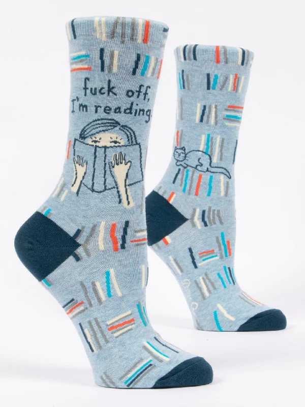 Fuck Off, I'm Reading W-Crew Socks