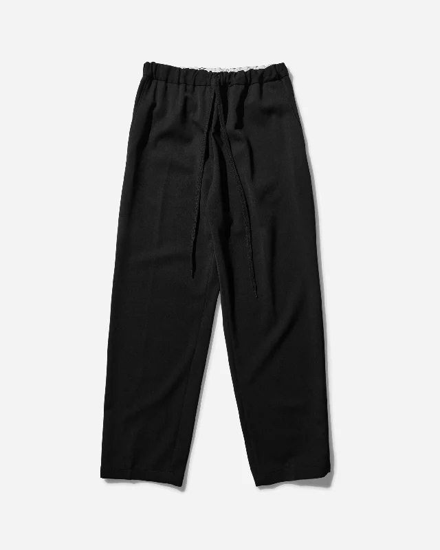 Women's Tapered Tailored Trousers Black