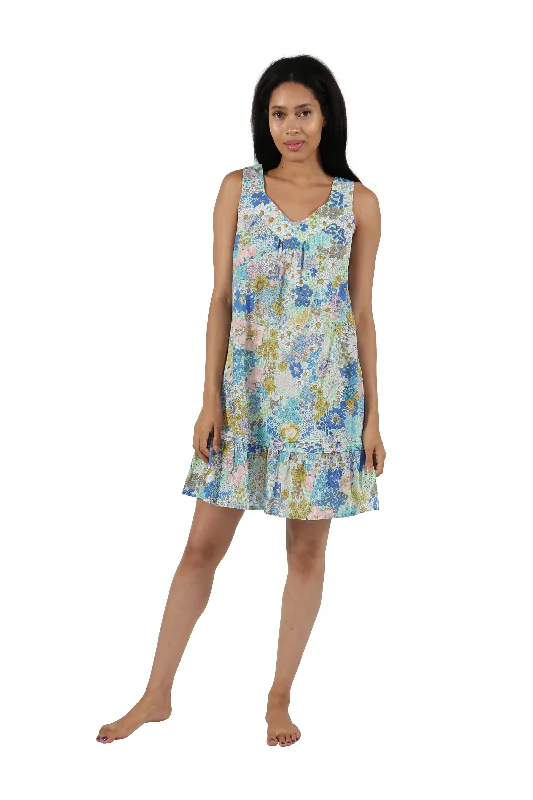 100% Cotton Floral Print Chemise