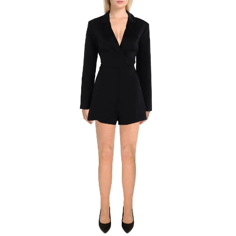 Womens Blazer Short Romper