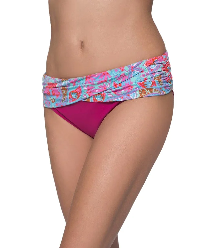 St Tropez Sarong Hipster Swim Bikini In Rouge