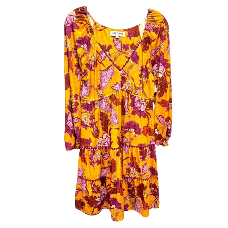 Taisha Jersey Dress By Hale Bob In Gold, Size: S