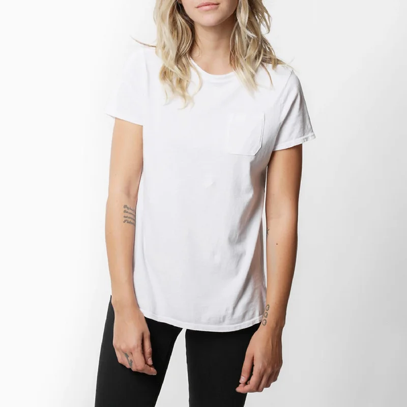 Crew Pocket Tee (White)