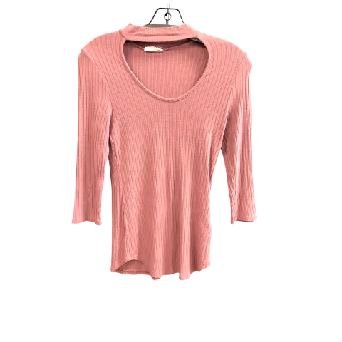 Top Long Sleeve By Clothes Mentor In Mauve, Size: L