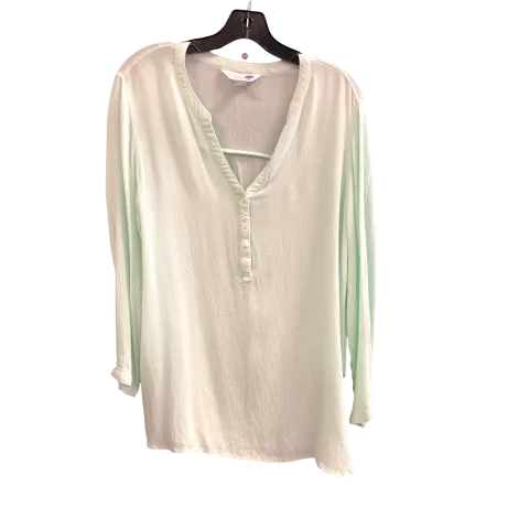 Top Long Sleeve By Old Navy In Mint, Size: L